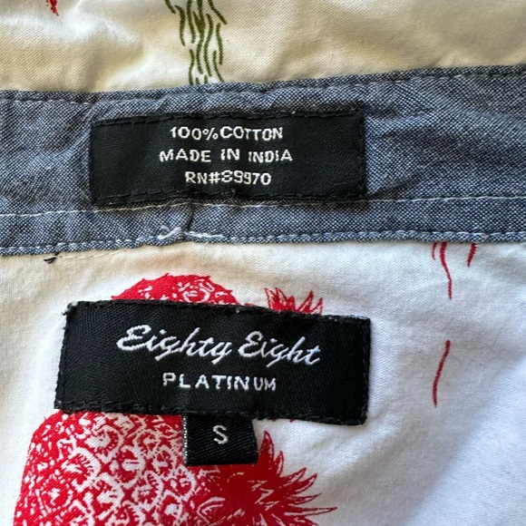 Men’s short sleeve Hawaiian shirt - Picture 2 of 2